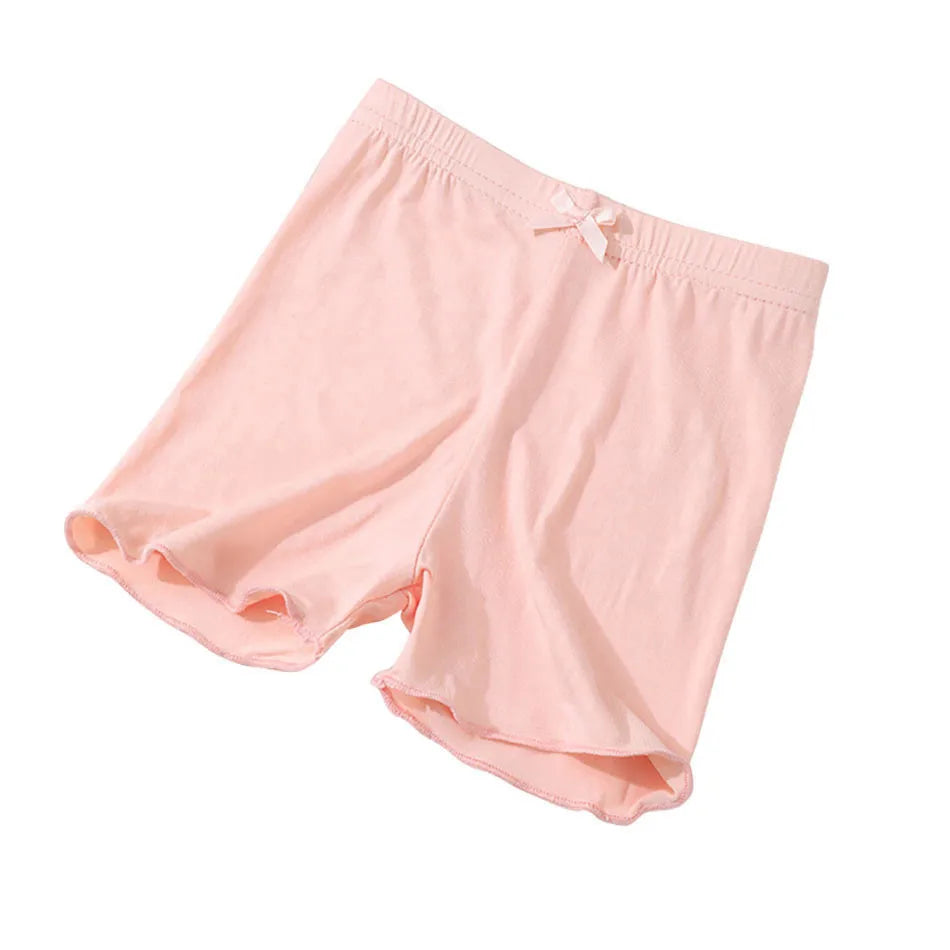 Summer Chic Kids Girls Modal Safety Panties - Stylish Beach Shorts for All Seasons