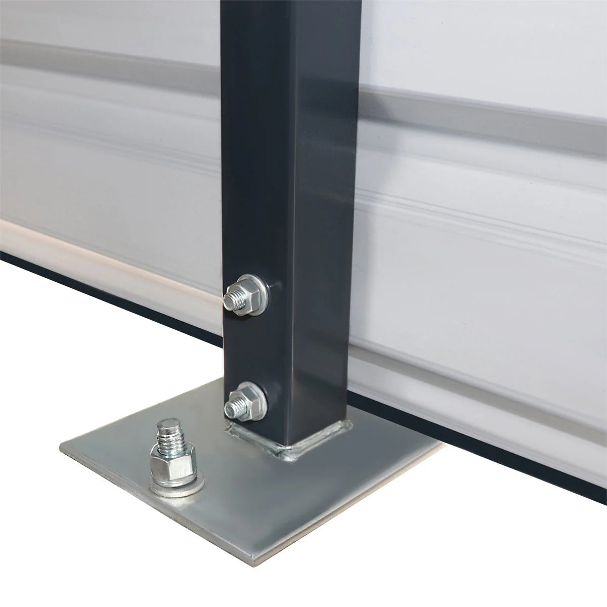 20’ X 20’ Metal Garage Shed, 9' High Double Front Doors, 13' Peak, 400 Sq-Ft TMG-MS2020