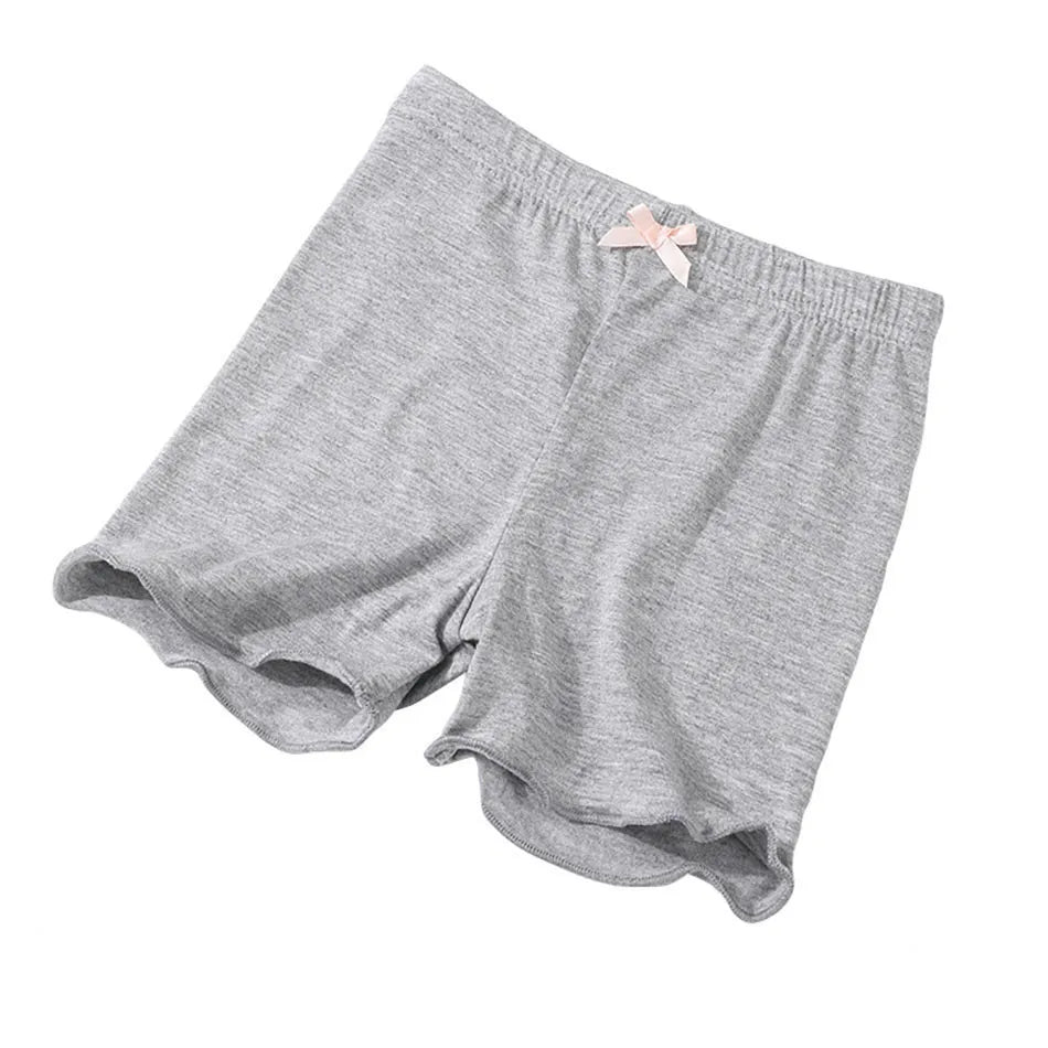 Summer Chic Kids Girls Modal Safety Panties - Stylish Beach Shorts for All Seasons