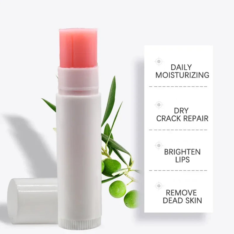 Private Label 6-Color Lip Balm Custom Bulk White round Tube All Lips Tints Moisturizer Hydrating Remove Dead Skin Base Makeup