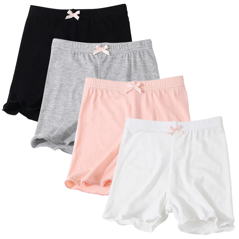 Summer Chic Kids Girls Modal Safety Panties - Stylish Beach Shorts for All Seasons
