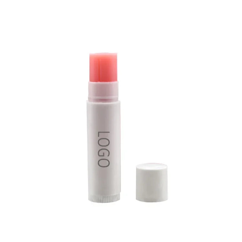 Private Label 6-Color Lip Balm Custom Bulk White round Tube All Lips Tints Moisturizer Hydrating Remove Dead Skin Base Makeup