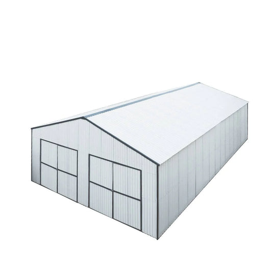 30’ X 40’ Metal Garage Shed, 11' High Double Front Doors, 17’ Peak, 1260 Sq-Ft TMG-MS3040