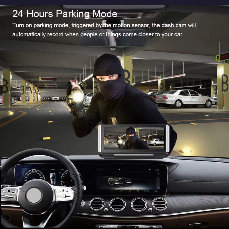 7 Inch 4G Android 8.1 Car DVR 2GB+32GB GPS Navigator ADAS Car Video Recorder Dual Lens Dashboard Camera Parking Monitor