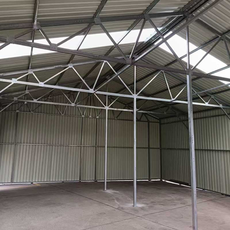 30’ X 40’ Metal Garage Shed, 11' High Double Front Doors, 17’ Peak, 1260 Sq-Ft TMG-MS3040