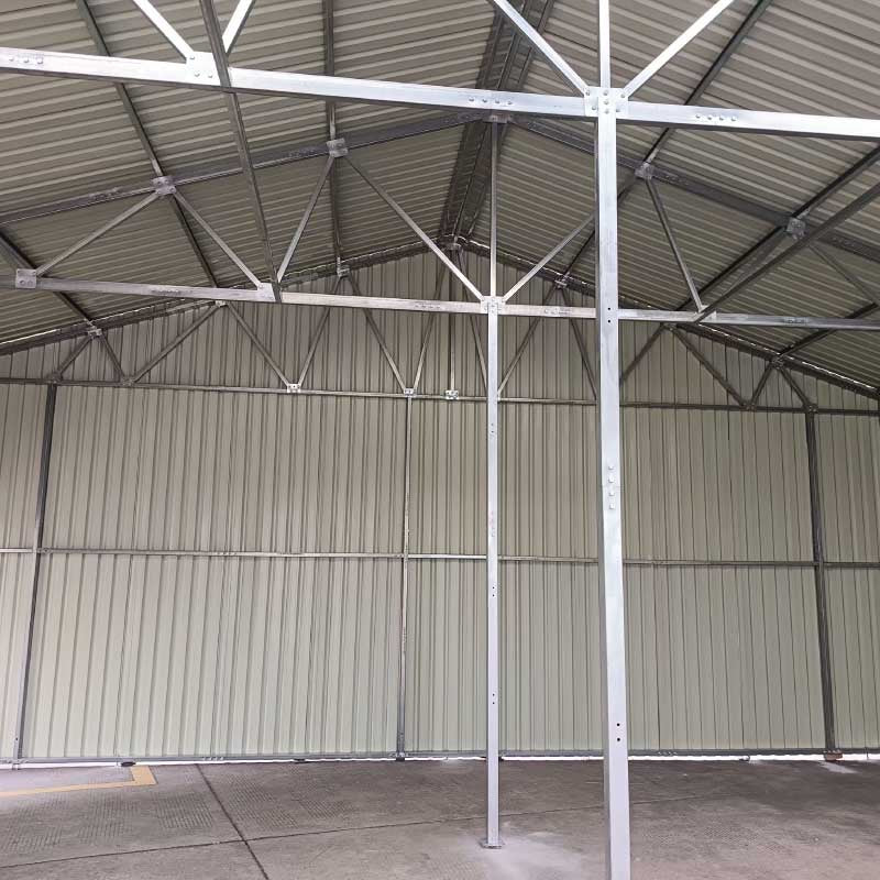 30’ X 40’ Metal Garage Shed, 11' High Double Front Doors, 17’ Peak, 1260 Sq-Ft TMG-MS3040