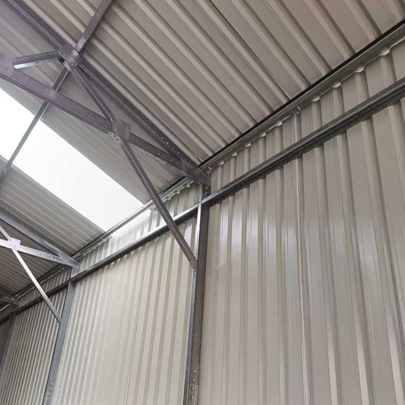 30’ X 40’ Metal Garage Shed, 11' High Double Front Doors, 17’ Peak, 1260 Sq-Ft TMG-MS3040