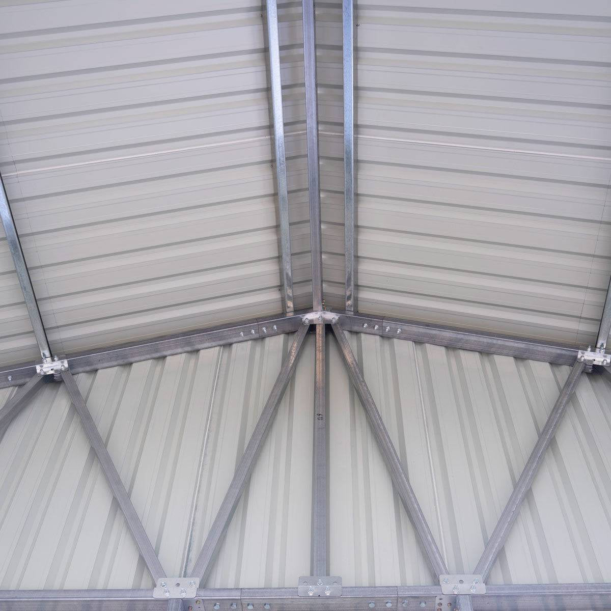 30’ X 40’ Metal Garage Shed, 11' High Double Front Doors, 17’ Peak, 1260 Sq-Ft TMG-MS3040