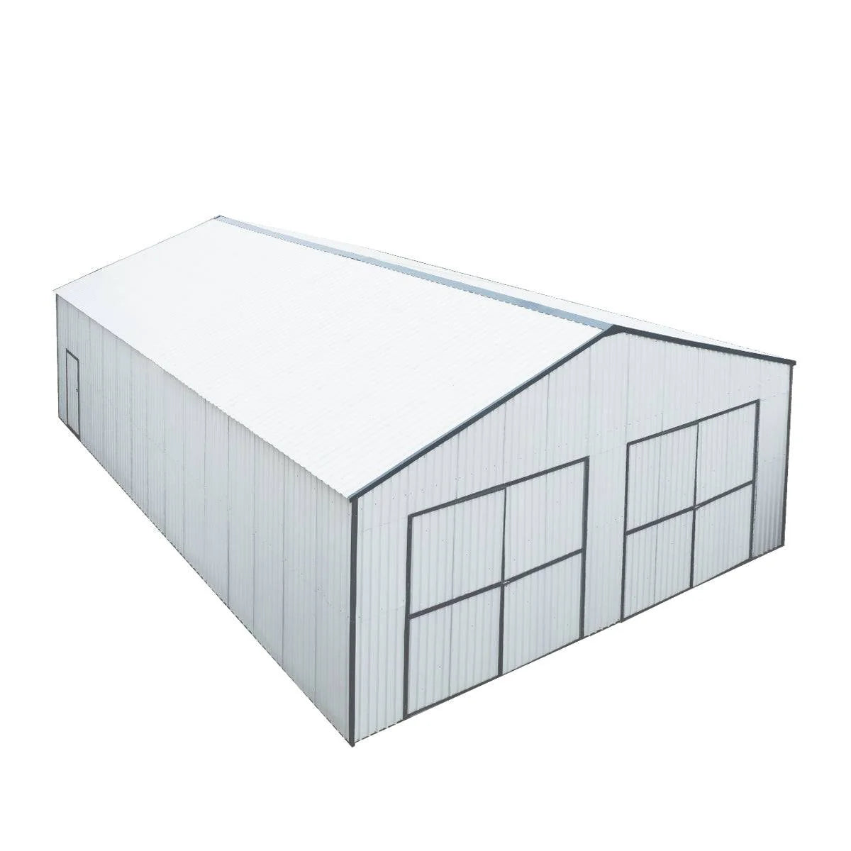 30’ X 40’ Metal Garage Shed, 11' High Double Front Doors, 17’ Peak, 1260 Sq-Ft TMG-MS3040