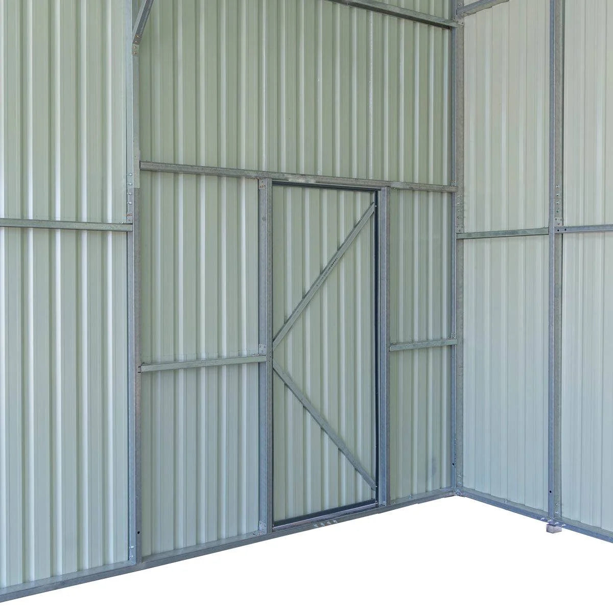 30’ X 40’ Metal Garage Shed, 11' High Double Front Doors, 17’ Peak, 1260 Sq-Ft TMG-MS3040
